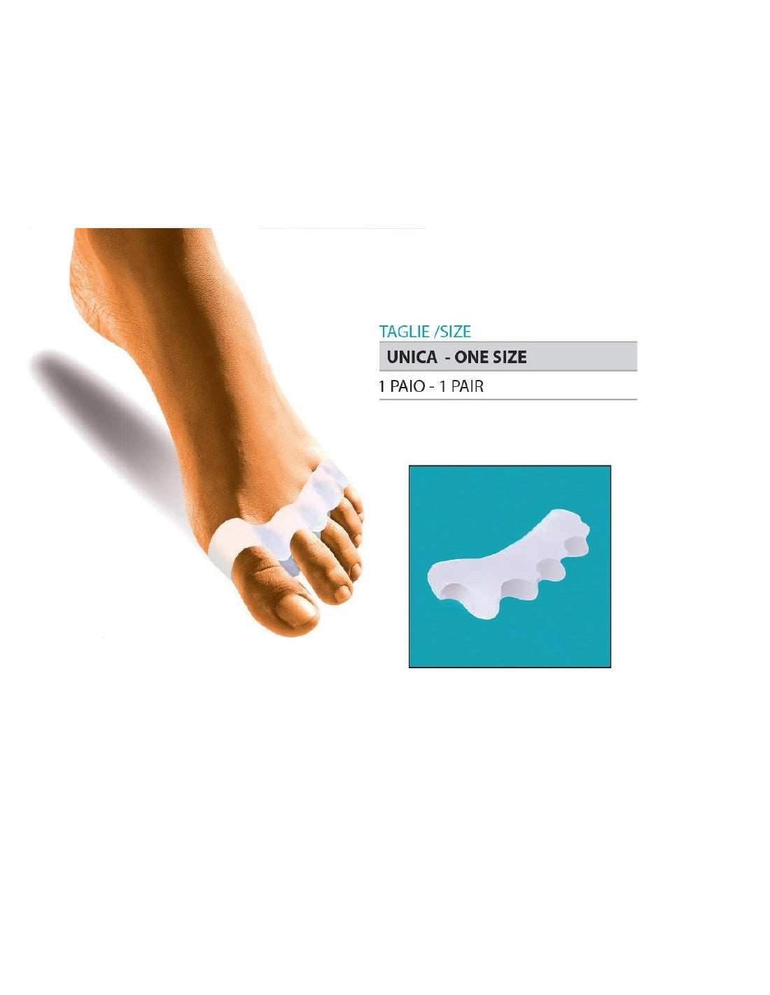 OK PED Gel five toes separator Ref. G219 ST