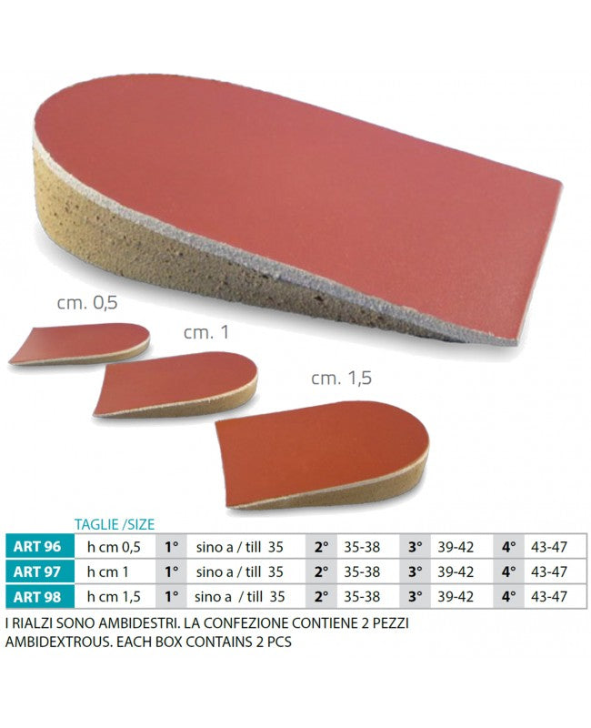 OK PED Heel Thickness Pads - Ref. 96 - 97 - 98 ST