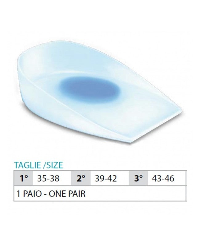 OK PED Silicone Heel Cups With Off-Centered Insert - Ref. 102 ST