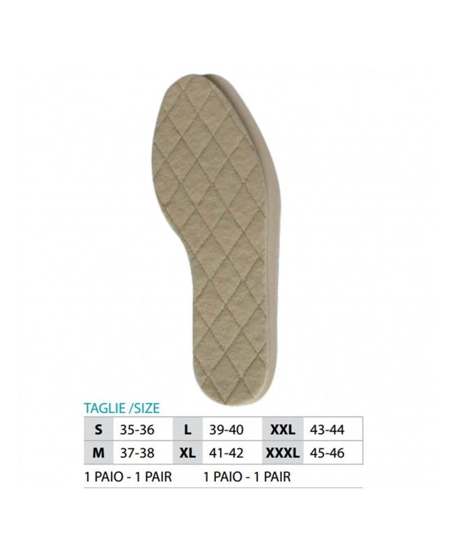 OK PED Thermal Insole In Wool - Ref. 126 ST