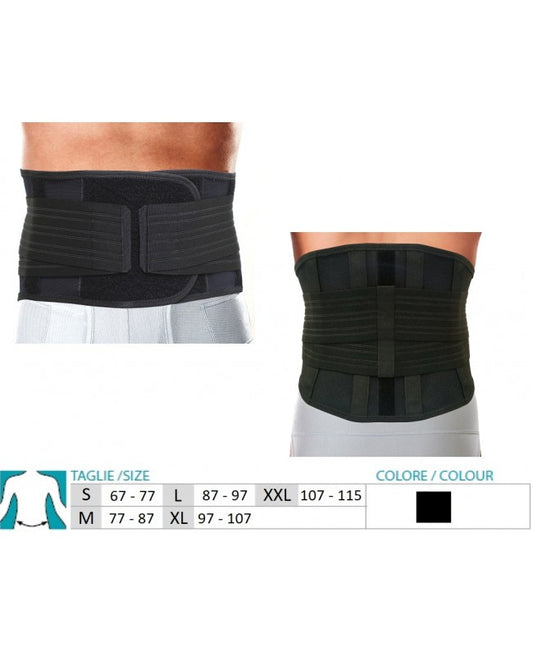 ORIONE Lumbosacral support in highly breathable fabric AIR DRY Ref. 3084 ST