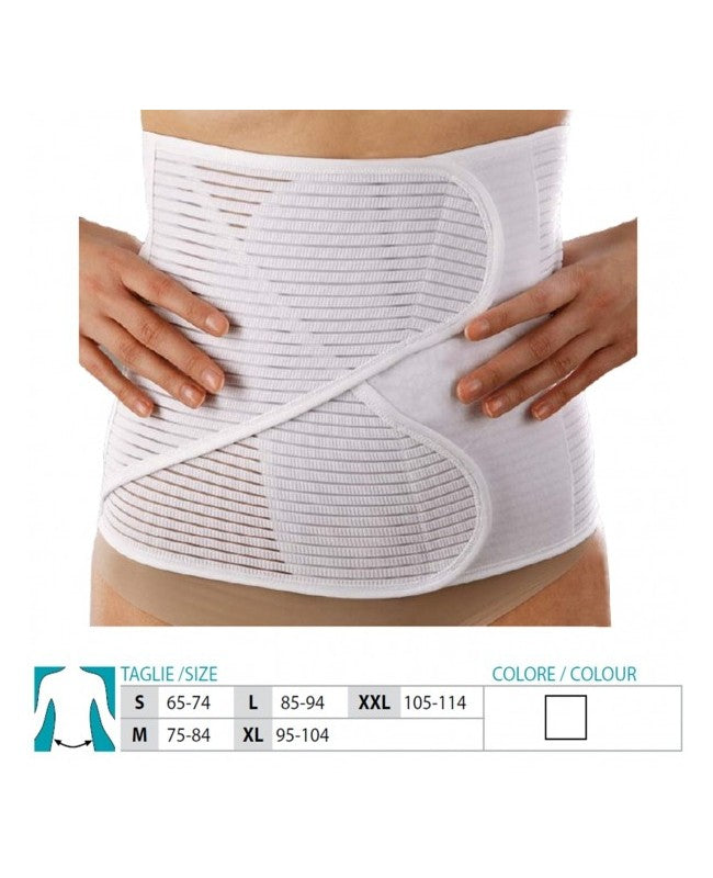 ORIONE Ribbed Fabric Abdominal Support 28 cm - Ref. 3345 ST