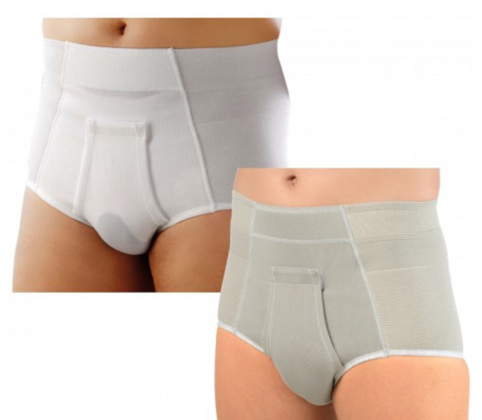 Preoperative underwear inguinal hernia man medium tension