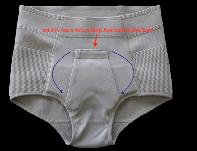 INGUINAL HERNIA SUPPORT BRIEF - PANT (BOXER) Art.516 ORIONE® – Pesky Hernia  - Orthopaedic Products